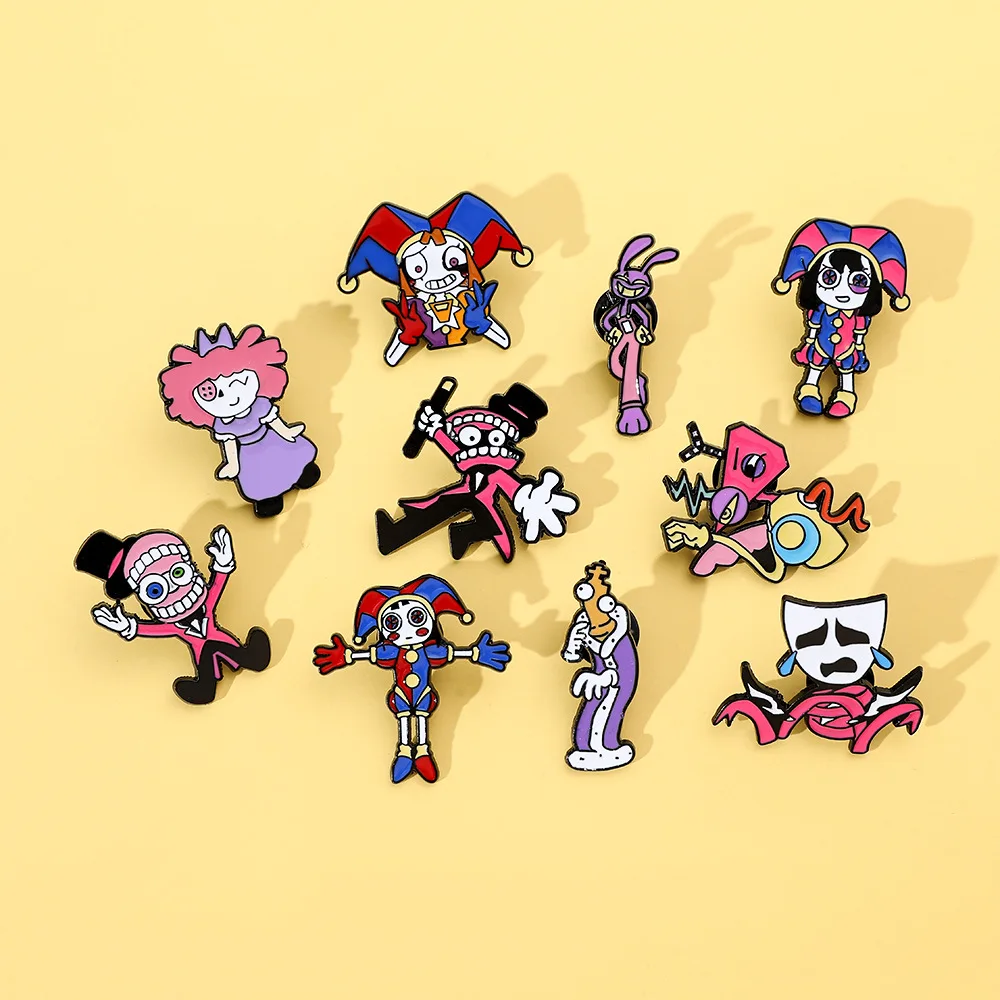 

Anime Cute Character Lapel Pin Enamel Pin Kids Women's Brooch Metal Badges Backpack Girl Fashion Cartoon Brooches Jewelry