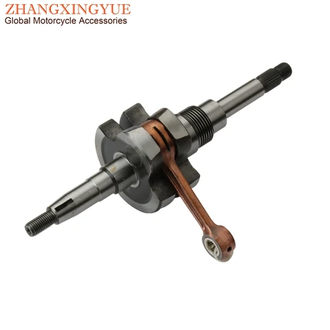 Коленчатый вал скутера сборка для Suzuki AS50 AZ50 Lets II UR 50W 12200-43E11-000 детали двигателя 214 мм