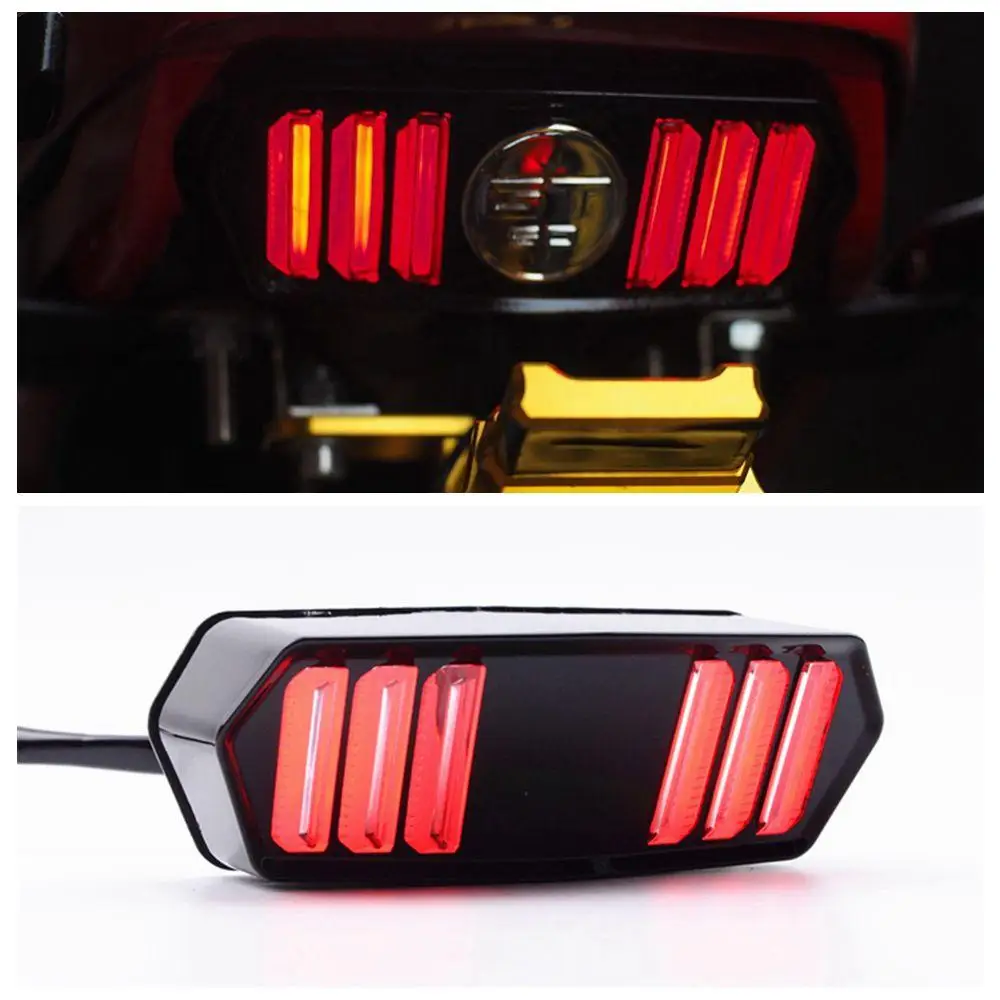 

Motorcycle LED Tail Light Taillight Turn Signal Indicator Running Brake Stop Indicators Turn Lamp for Honda MSX125