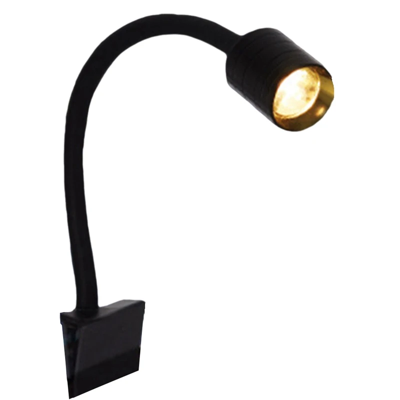 Вращающийся небольшой зажим для аквариума USB-светильник открытый стеклянный