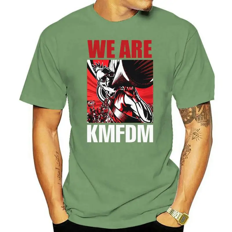 

KMFDM WE ARE KMFDM INDUSTRIAL FRONT 242 DIE KRUPPS MDFMK EBM NEW BLACK T-SHIRT