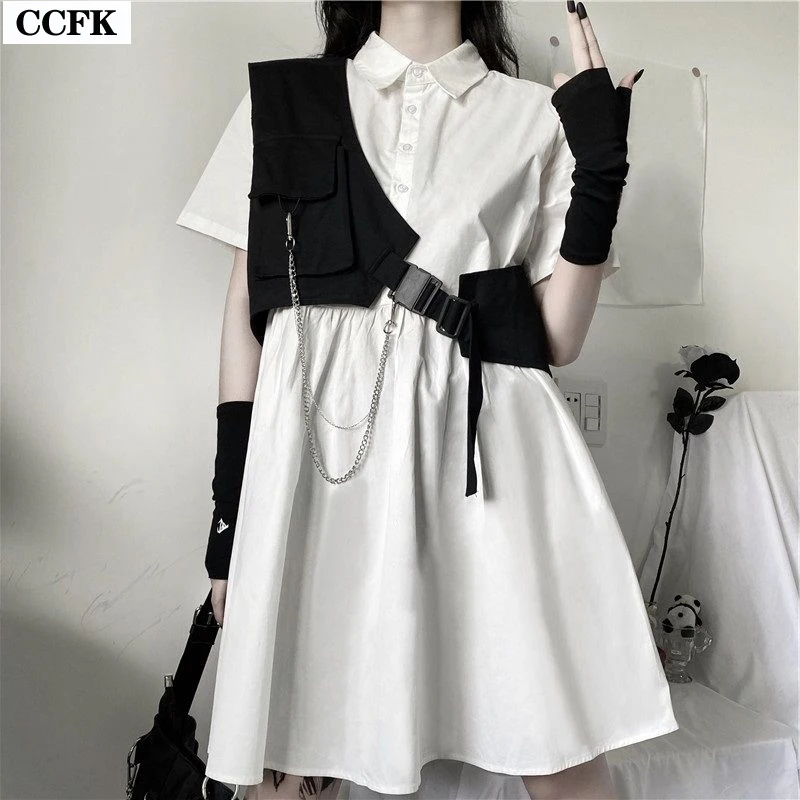 

Жилет а готическом стиле жилет женский, с цепочкой-карманами