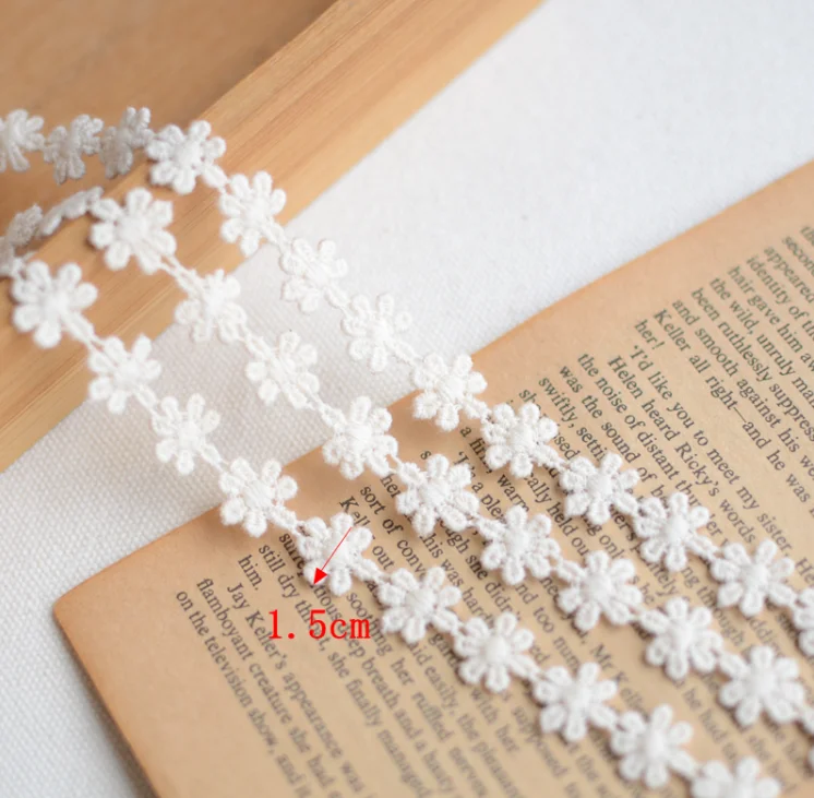 3 метра Высококачественная хлопковая бежевая кружевная ткань национальный тренд