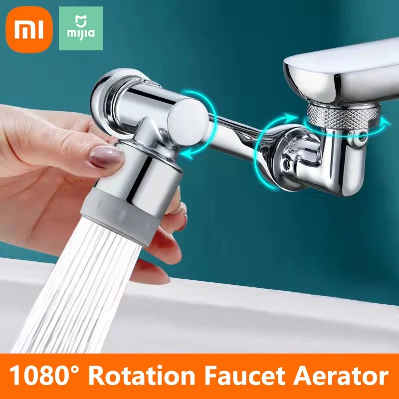 Аэратор для смесителя XIAOMI MIJIA рассеиватель на кран с вращением 1080 ° удлинитель