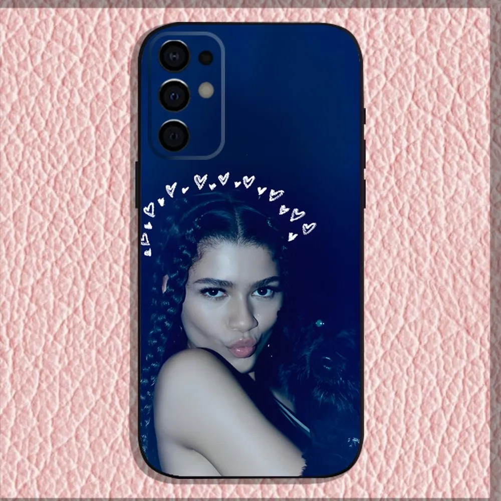 Z-Zendaya Phone Case For Samsung S24 S21 S22 S23 S30 Ultra S20 Plus Fe Lite Note 10 9 5G Black Soft Shell