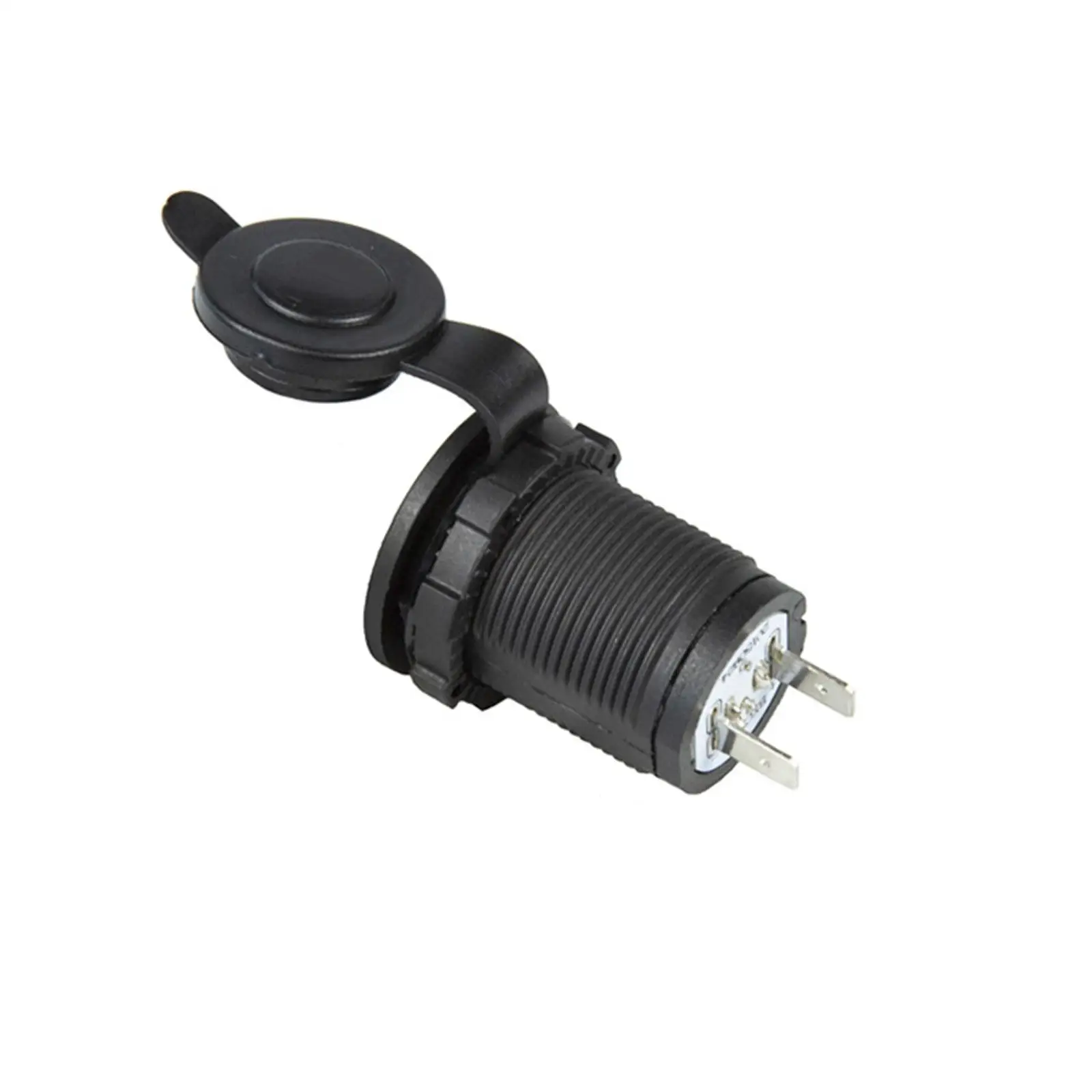 

Гнездовой адаптер постоянного тока 12 В 24 В Разъем пылезащитный красный свет для автомобиля