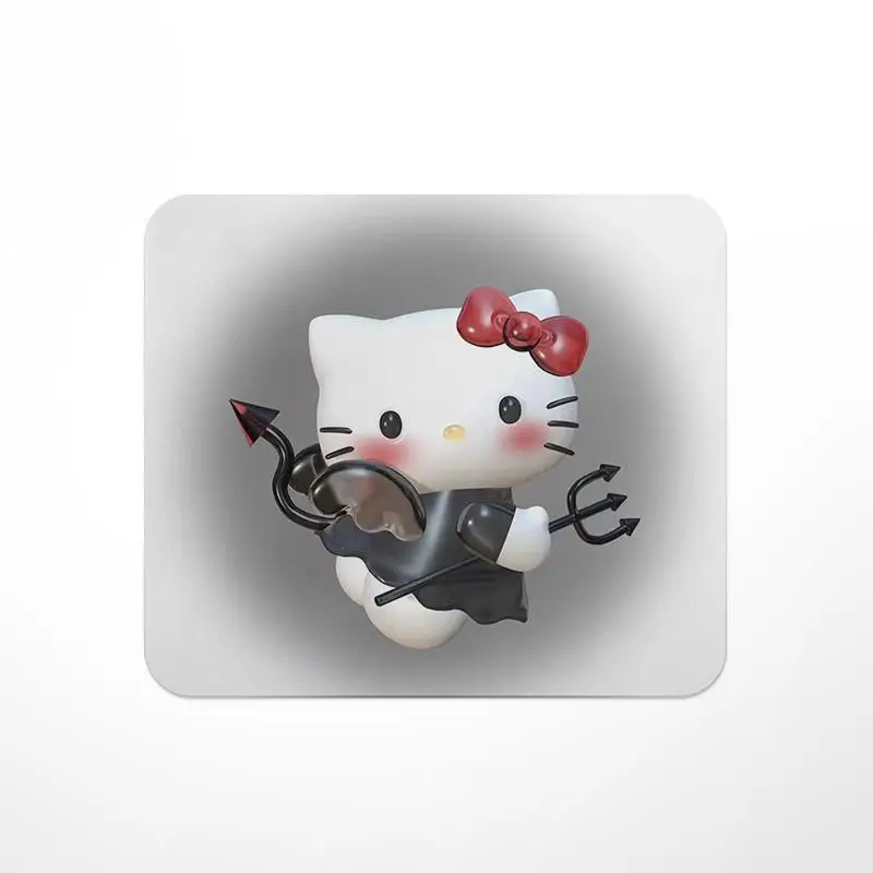 

Hello Kitty Cute Creative Fun Mouse Pad Small Lock Edge Laptop Desk Mat Non-Slip Thickened