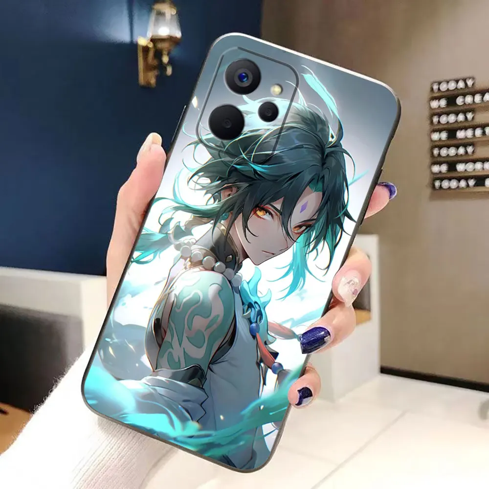 Горячая игра G-Genshin искусственное воздействие для OPPO REALME 12 11 10 9 9I 8I 8 7I 7 6I 6 Чехол