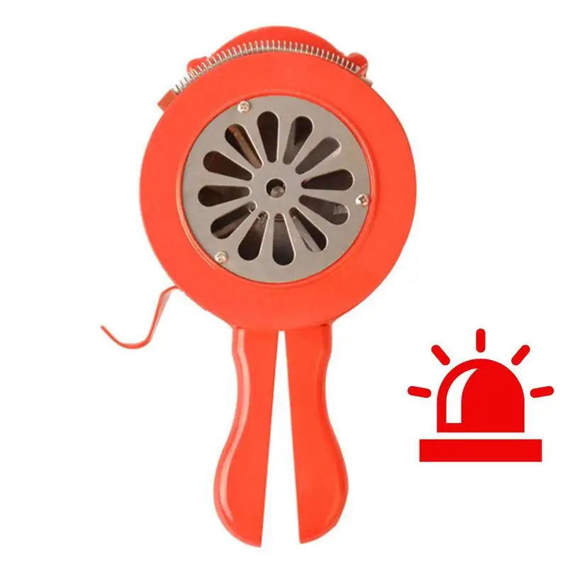

Portable Hand Crank Siren Lound Horn 110dB Manual Operated Alarm Air Raid For Factory School Coast Guard