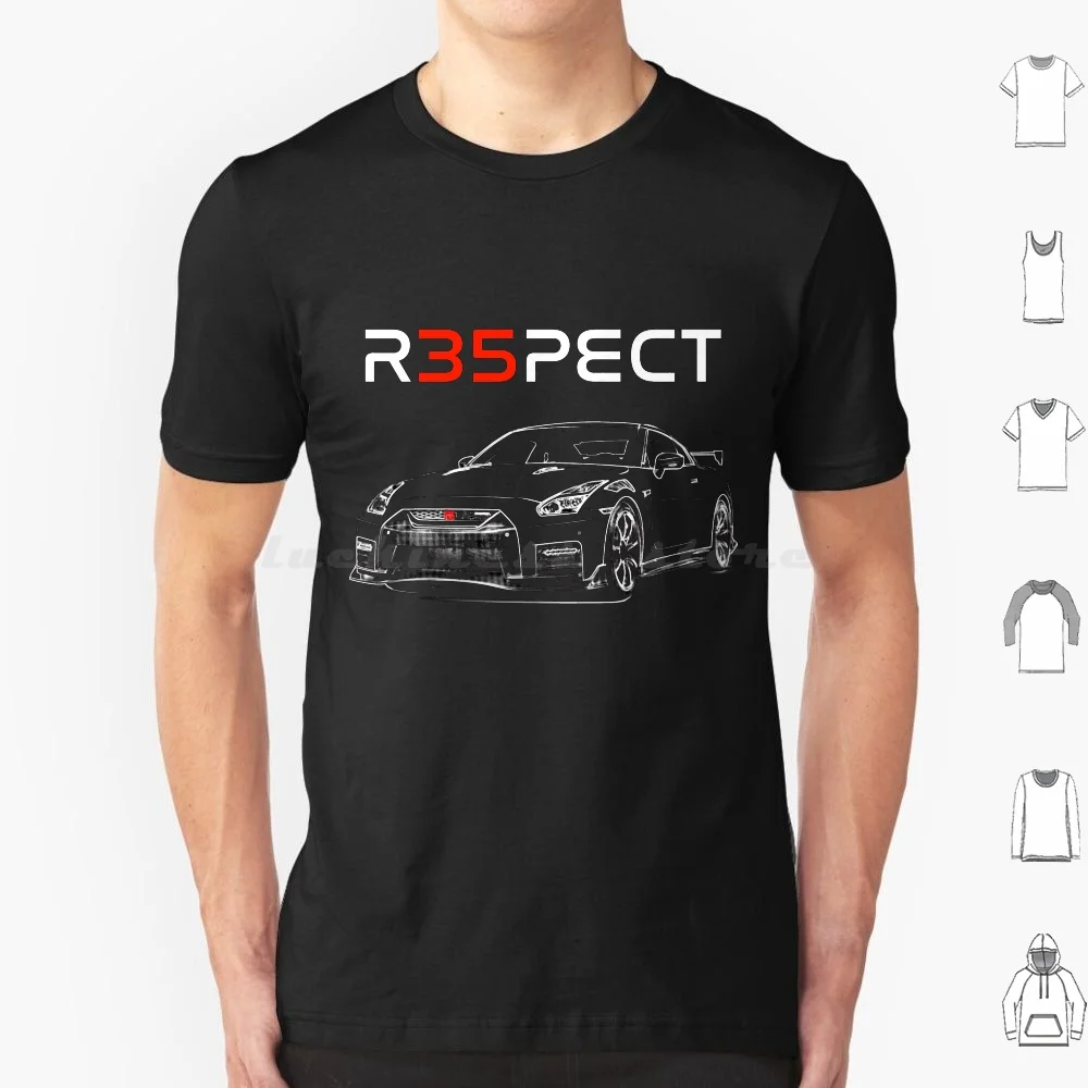 

R35 Gtr Gt-R Skyline Respect Jdm Tuner Drift Racing T Shirt Cotton Men Women Diy Print Gtr Skyline R34 Made In Japan Gtr R35