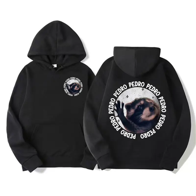 Забавная толстовка с рисунком енота Педро танцующий мем Толстовка для мужчин и