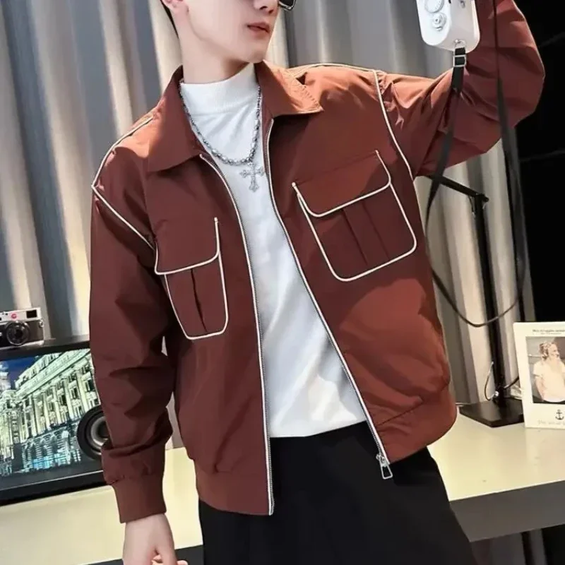 Мужские куртки-карго весенне-осенние мужские пальто высокое качество