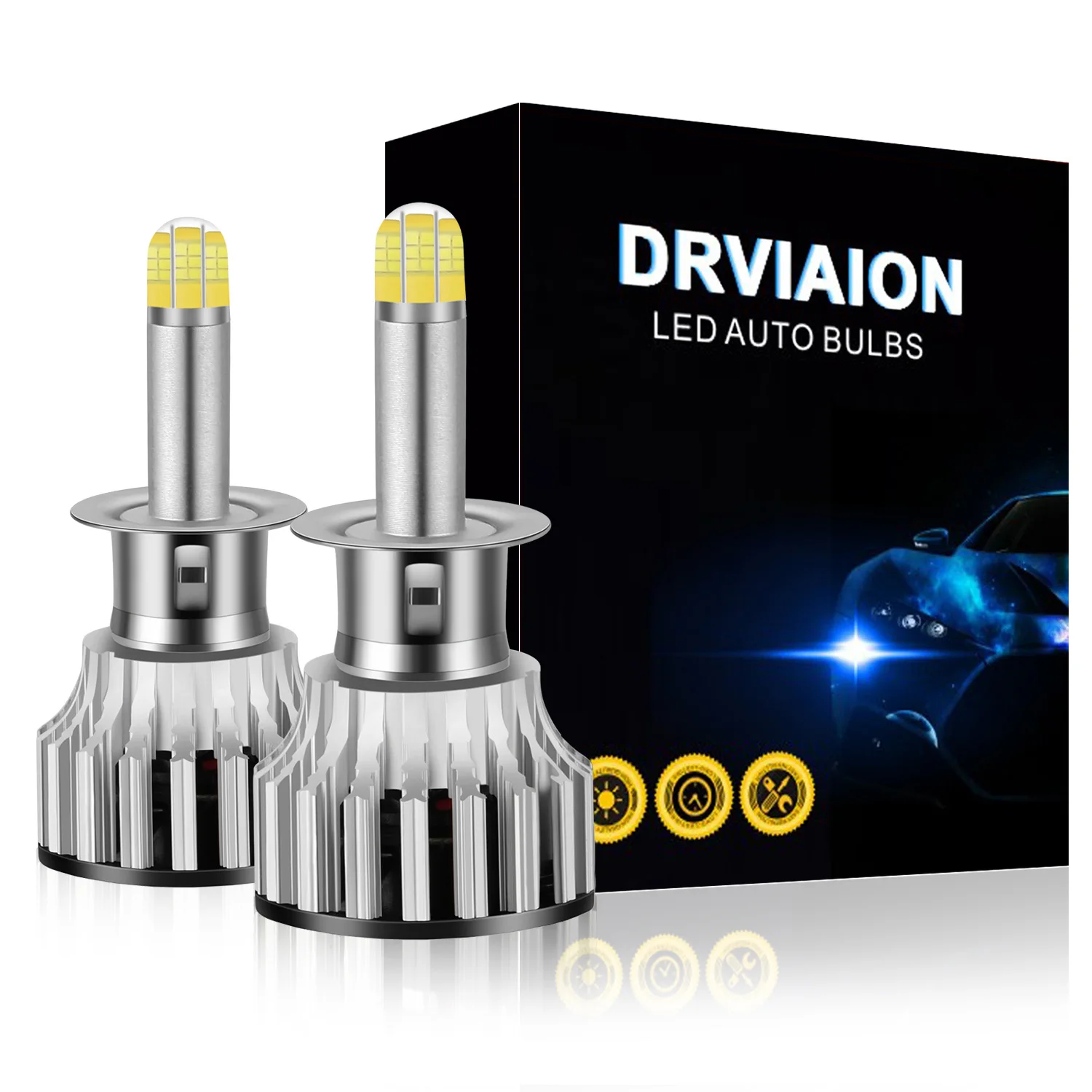 

Светодиодные лампы H1 Canbus 360 HB4 9006 9005 лм HB3 Turbo Bi для автомобильных противотуманных фар 12 В 24 В