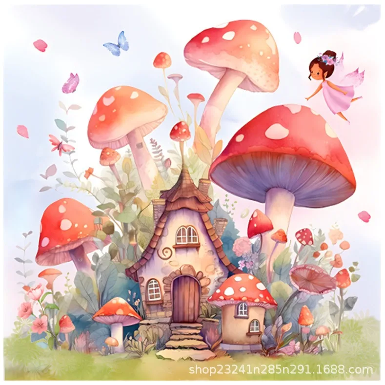 Одноразовая посуда в виде грибов