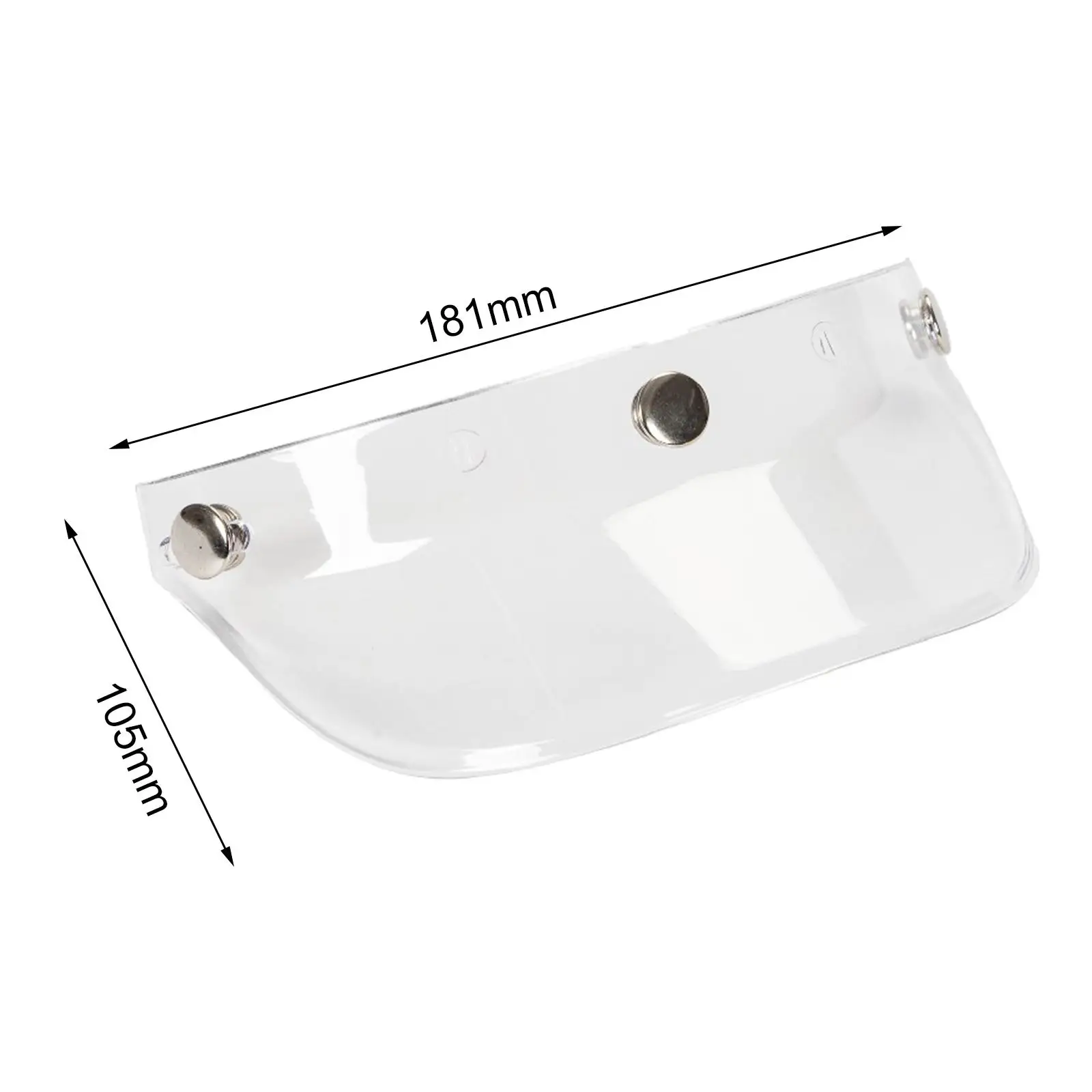 

3x Motorcycle Visor -Snap Vintage Accessories