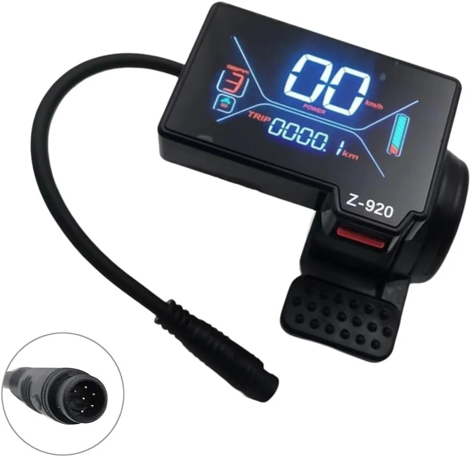 Z-920 6-контактный ЖК-дисплей с рукояткой акселератора 48 в 500 Вт контроллер для Kugoo M4