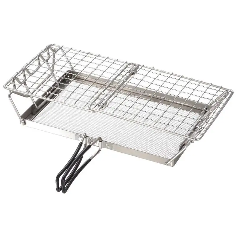 

Cooling Rack Grilling Basket For Toast Multipurpose Outdoor BBQ Tools For Grilling Bread Meat Sausage Fish Spare Ribs Toast And