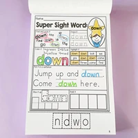 225 pagesbook english 220 sight words practice book for kids handwriting workbook learning and education child book in english