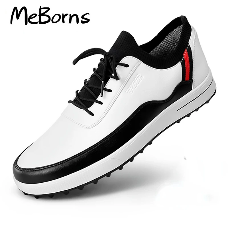 

Golf Shoes Men Waterproof Breathable Golf Shoes Slip Resistant Sports Sneakers Outdoor Brogue Style Golf Trainers