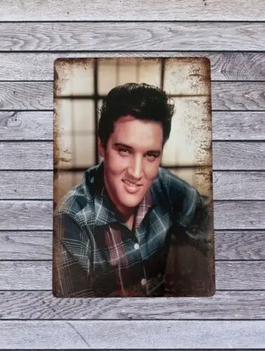 K1, Элвис Пресли, винтажный стиль, жестяной металлический стержень, знак, постер, человек, пещера, коллекционный новый-алюминий