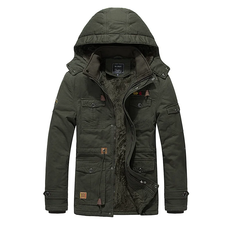 

New Men's Plush Thickened Embroidery Fashion Men's Wear in Autumn and Winter