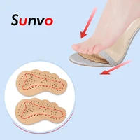 leather non slip insoles for women high heel sandals forefoot shoe pads inserts foot self adhesive sticker pain relief protector