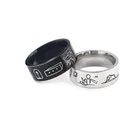 Кольцо из нержавеющей стали для мужчин и женщин, ювелирное изделие в черном цвете Маленького принца и лисы, подарок