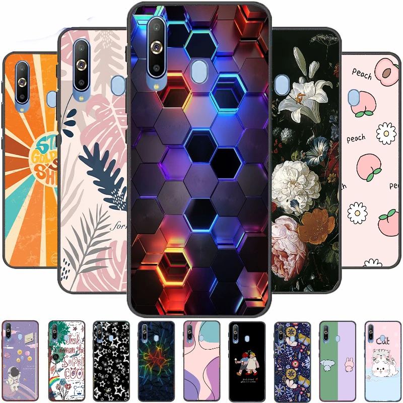 For Samsung Galaxy A9 Pro 2019 Case Fashion Soft TPU Back Cover For Samsung A9Pro A 9 Pro Phone Cases A8S Luxury Cute