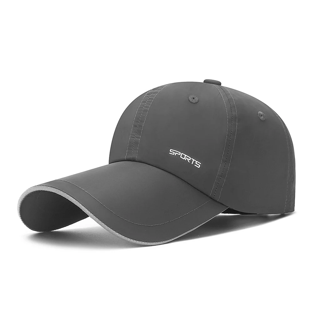 

2023 Summer Snapback Caps Baseball Cap Quick Dry Hat Reflective Hat Sun Hat Outdoors Travel Sports Sunscreen Fabrics Thin Cap