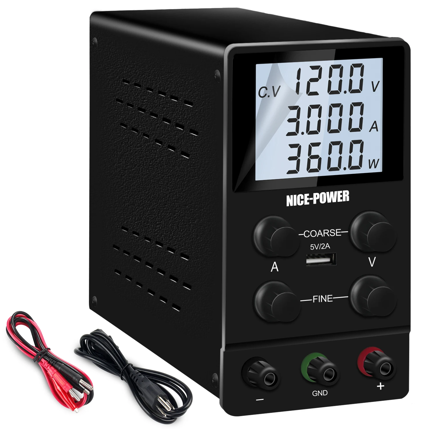 

New Technology Nice Power Sps1203D 120V 3A Dc Regulated Laboratory Bench Dc Power Supply