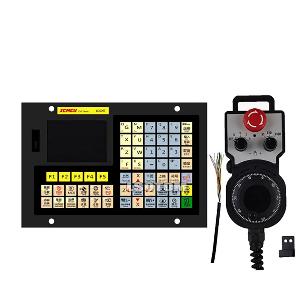 Новейший контроллер ЧПУ Xc609t 2-осевая связь токарный станок с и система управления