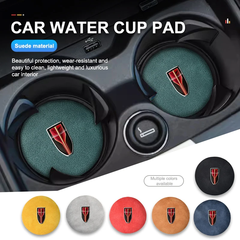 2 шт. замшевые подставки для бутылок с красным флагом