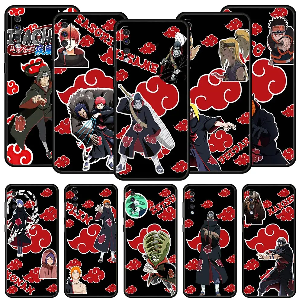 

Naruto Akatsuki Team For Samsung Galaxy A12 A32 A50 A70 A20E A20S A10 A10S A22 A30 A40 A52S A72 5G A02S Soft Cover Phone Case