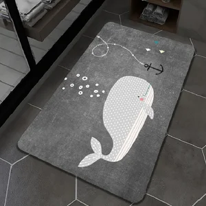 diatomaceous earth mat bath for bathroom soft rubber entrance doormat home floor toilet carpet simple shower foot rug 80x120cm free global shipping