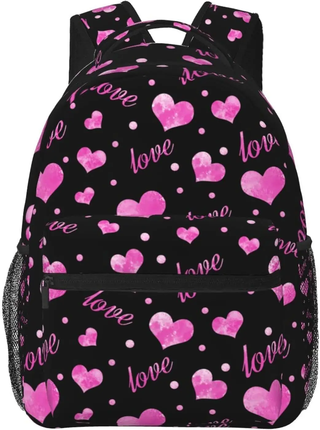 

Valentine's Day Heart Backpack Laptop Backpack Bag Travel Daypack For Men Women