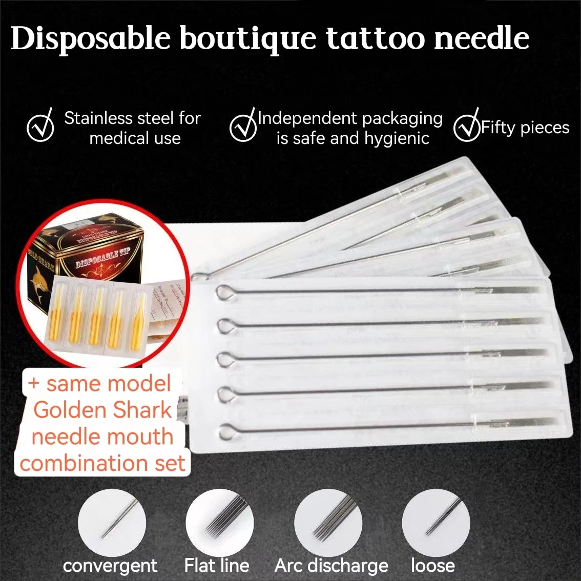 10/20pcs Tattoo Needles RL RS M1 RM Steel Disposable Sterilze Tattoo Curved High-grade Tattoo Needle Tattoo Equipment