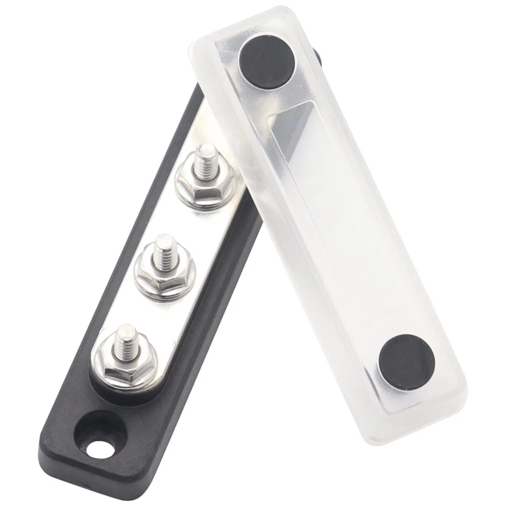 

Distribution Block Terminal Block Busbar Yacht Terminal Strip Blocks 4 Positions Wire Screw Terminal