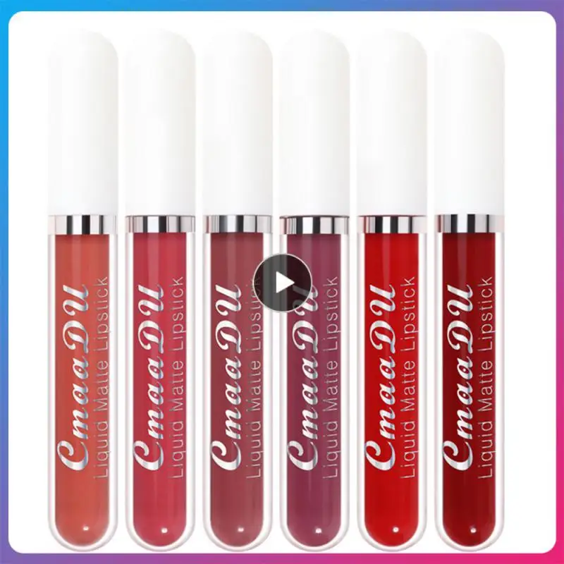 

CmaaDu Lip Gloss Set Matte Velvet Long Lasting Liquid Lipstick Waterproof Lip Tint Kits Makeup Cosmetics TSLM1