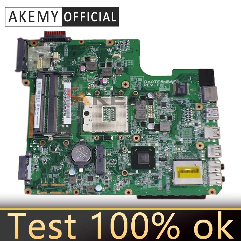 

AKEMY orignal A000093070 DA0TE5MB6F0 Main Board For toshiba satellite L745 laptop motherboard 31TE5MB00G0 HM65 DDR3 works