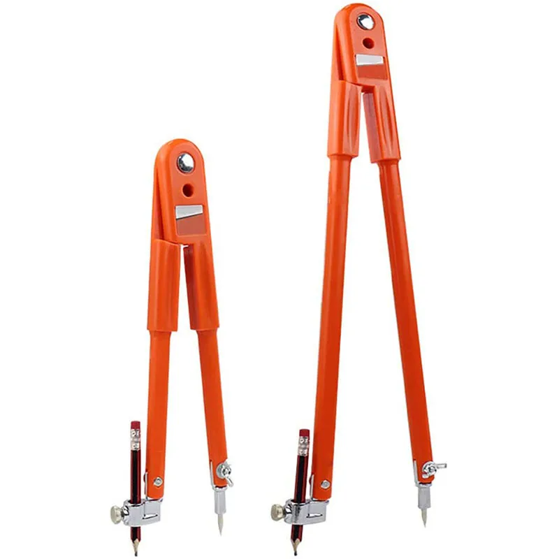 

45 Steel Circular Marking Scribe Wood Working Drawing Compass Industry Tool Multi-function Circle Drawing Device 90 / 150cm