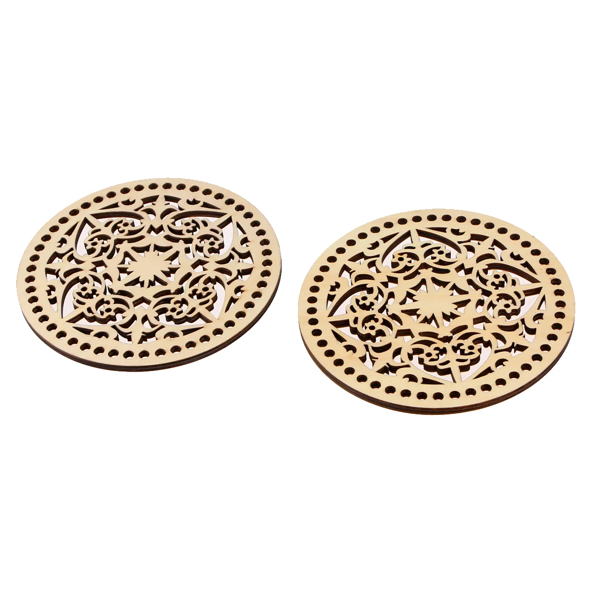 

Bag Bottom Base Shaper Wood Crochet Wooden Handbag Diy Purse Slice Basket Insert Crafts Shoulder Round Accessories Material