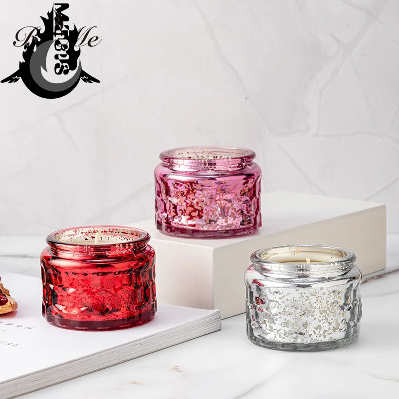 

Gift Scented Candles In Glass Starry Container Candles Soy Wax For Elegant House Decoration