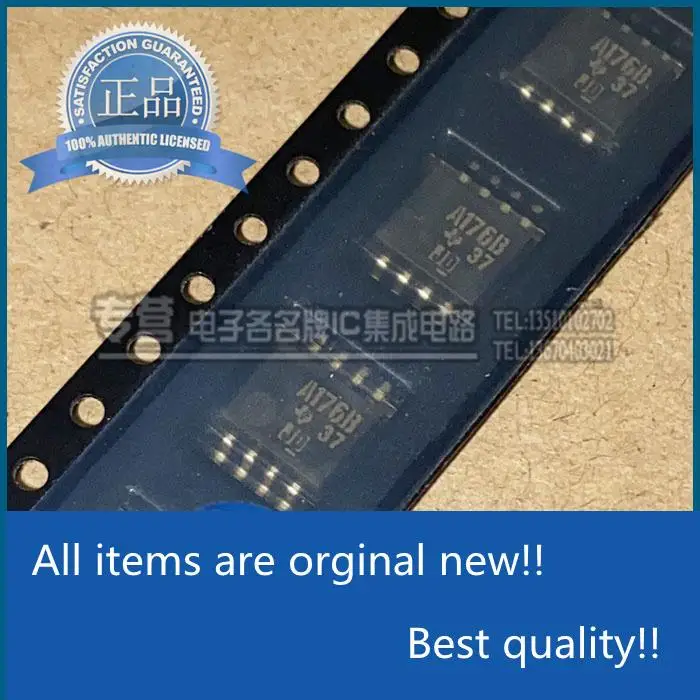 

10pcs orginal new SN75176BPSR Silkscreen A176B SMD SO-8/5.2mm Transceiver in stock