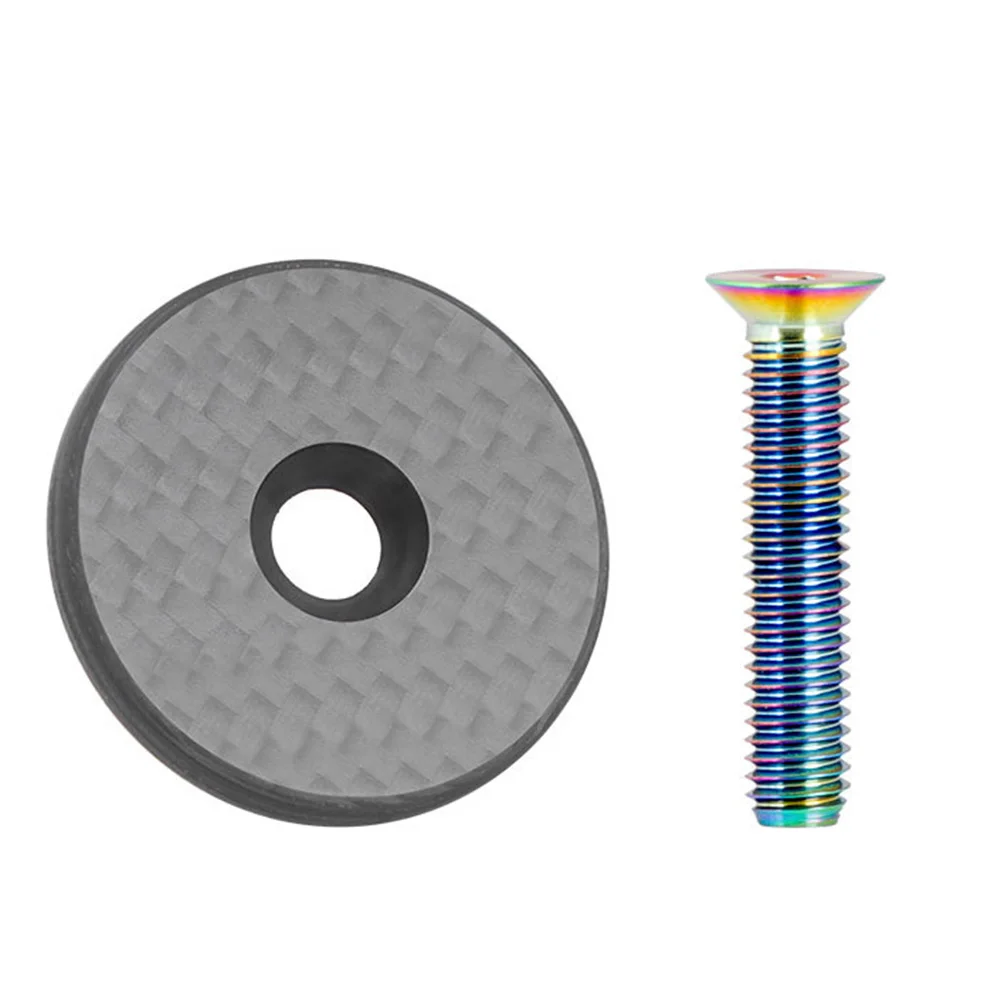 

Bike Parts Stem Cover Kit Wrist Cover Bicycle Headset Cover Handle Titanium Vertical Cover Corrosion Resistance