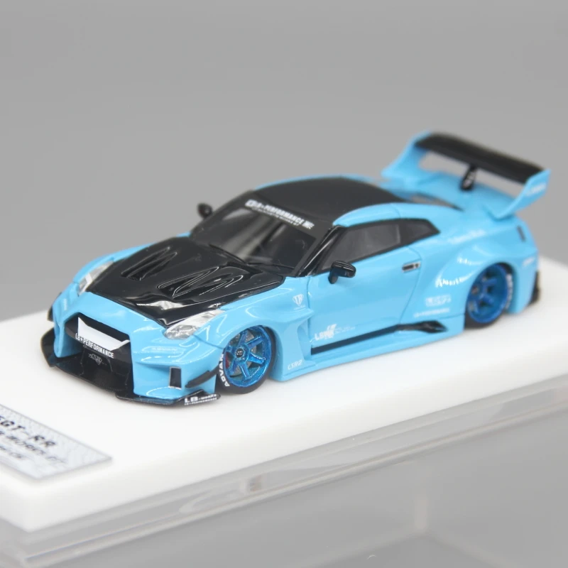 

Veloce 1:64 Touring Car Sports Car Model R35 GTR Silhouette Blue 35GT-RR Wide Body LB Collection Gift Free Shipping