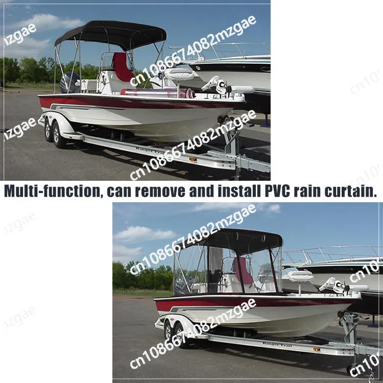 HOMFUL алюминиевая трубка для лодки палатка с навесом верхняя часть из ПВХ на