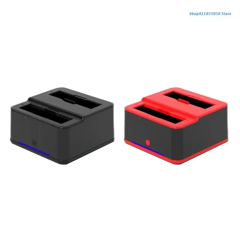 

C5AB External Hard Drive Dock USB2.0 to Dual Bay Hard Drive Duplicator Enclosure