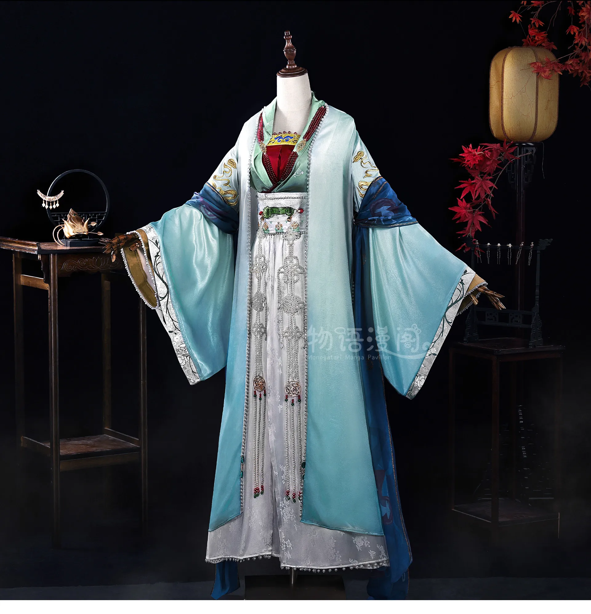 Фото Костюм для косплея Cao Jingguanyin из игры Where Winds Meet, женская одежда, аниме-костюм, наряд для Хэллоуина и карнавальных вечеринок AniMuse №3