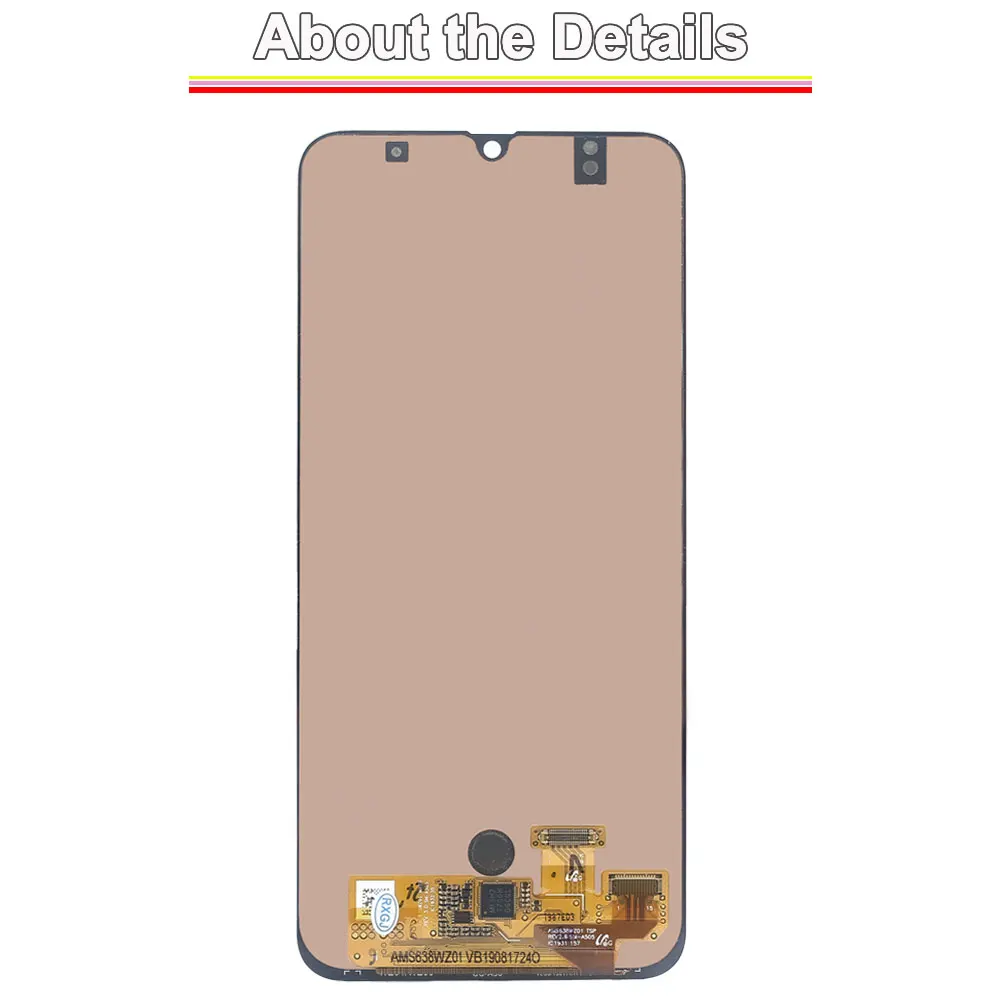 Фото AMOLED LCD-дисплей для Samsung Galaxy A50s, сенсорный экран в сборе, замена для Samsung A50s A507 №4