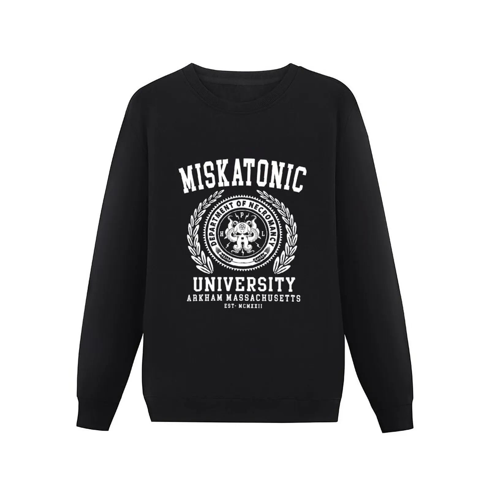 CTHULU AND LOVECRAFT - пуловер MISKATONIC UNIVERSITY с капюшоном одежда в стиле аниме осенние новинки